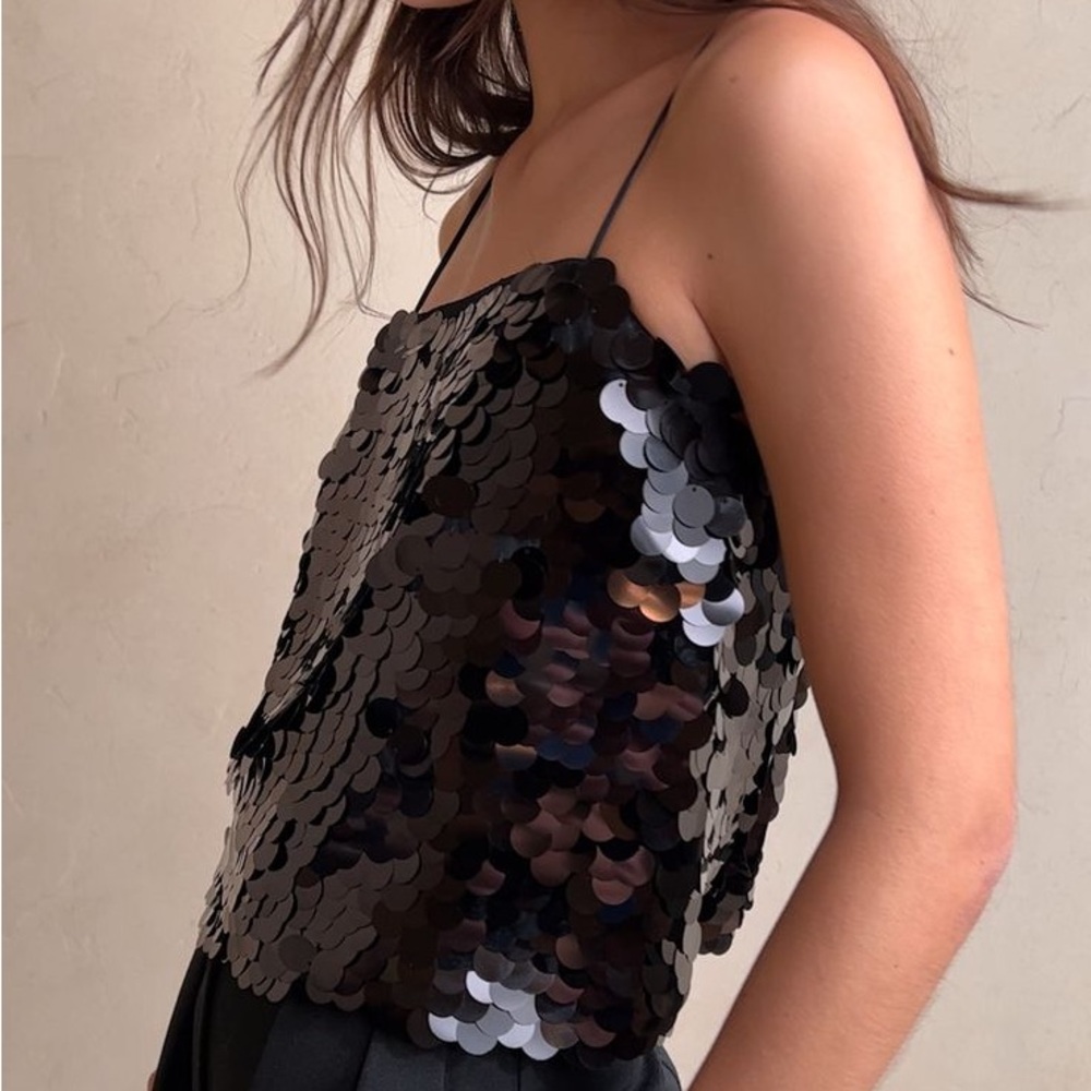 NWT Banana Republic Teia Sequin Top